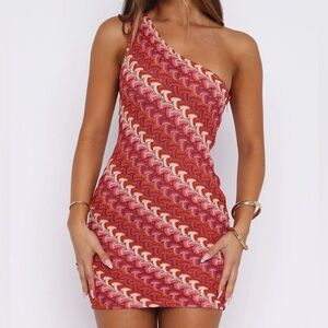 Multicolor mini dress from White Fox Boutique